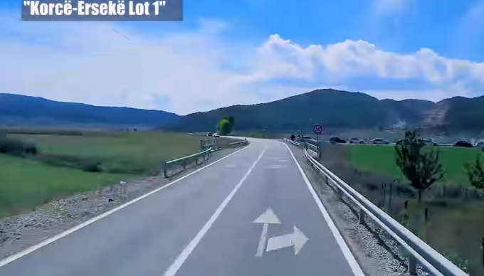 Korce-Erseke me tre korsi kalimi - Rama: Punimet perfundojne vitin e ardhshem